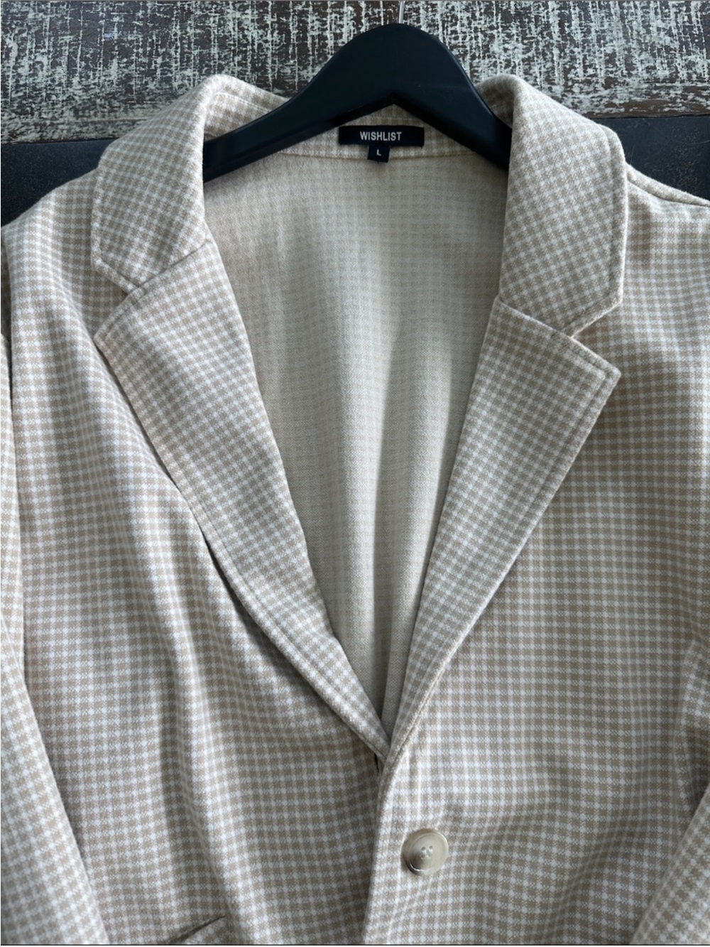 BNWOT OVERSIZED HOUNDSTOOTH BLAZER - Picture 4 of 4